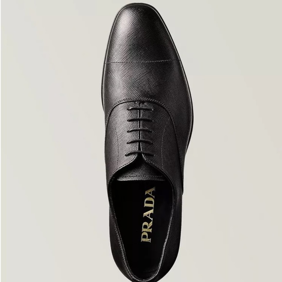 Prada Saffiano Leather Derby Size 9 / 44 - Picture 2 of 9